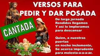 VERSOS PARA PEDIR POSADA LETRA [upl. by Valle]