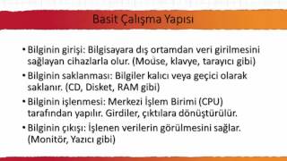 1 Bilgisayara Giriş [upl. by Lay]