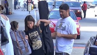 Metallica Bassist Robert Trujillo Drops Family Off At Airport [upl. by Tanaka]