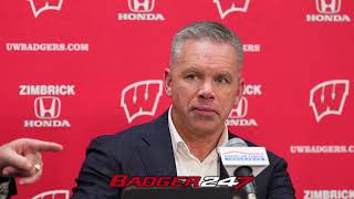 Wisconsin Post Game Chris Holtmann [upl. by Erkan]