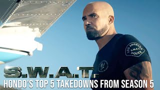 SWAT  Hondos Top 5 Takedowns From Season 5 [upl. by Laura]