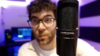 Audio Technica AT2020  Review  Test  Micrófono Condensador [upl. by Terrijo]