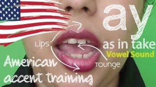 American Accent Training  Part 02  Vowel sound AY  Free English Lesson  ESL [upl. by Richey]