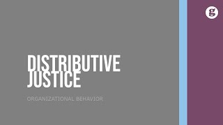 Distributive Justice [upl. by Manbahs]