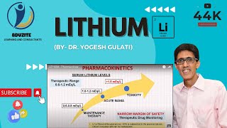 LITHIUM  Pharmacology [upl. by Aerdnwahs]