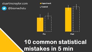 Ten Statistical Mistakes in 5 Min [upl. by Ellenuahs180]