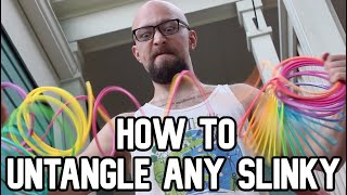 How to Untangle a Slinky [upl. by Geralda257]