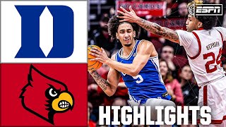 Duke Blue Devils vs Louisville Cardinals  Full Game Highlights  ESPN College Basketball [upl. by Eahsat267]