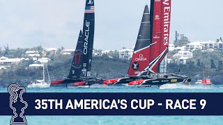 35th Americas Cup Race 9 USA vs NZL  AMERICAS CUP [upl. by Burnard]