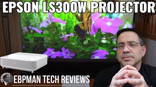 Epson LS300W UST Projector Review and First impression [upl. by Jaquenetta]