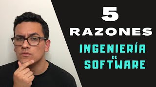 5 razones para estudiar Ingeniería de Software en 2021 [upl. by Cirred]