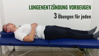 LUNGENENTZÜNDUNG durch ATEMÜBUNGEN vorbeugen ✅ 3 wichtige Übungen für Anfänger [upl. by Anafetse]