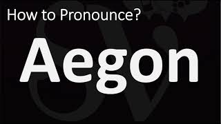 How to Pronounce Aegon CORRECTLY [upl. by Iturhs755]