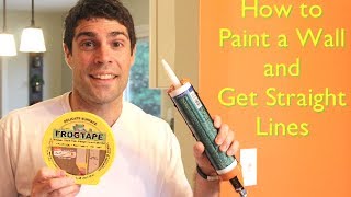 How to Paint a Wall and Get Straight Lines [upl. by Mandler]