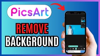 How to REMOVE BACKGROUND in PICSART 2024 [upl. by Wrench]