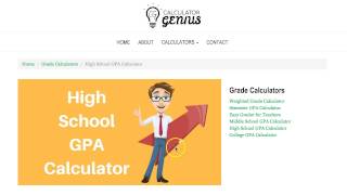 High School GPA Calculator [upl. by Airrej431]