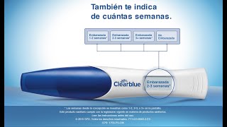 Aprenda a usar la prueba de embarazo Clearblue con indicador de concepción [upl. by Mcloughlin]