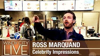 Walking Dead Star Ross Marquand Celebrity Impressions [upl. by Diba]