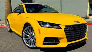 2016 Audi TTS FIRST DRIVE REVIEW [upl. by Ellevart]