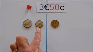 Euros et Centimes CE1 partie1  savoir payer [upl. by Kai174]