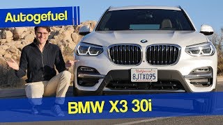 2020 BMW X3 REVIEW 30i 4 cyl with a special feature for you  Autogefuel [upl. by Giacinta44]