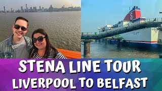 Stena Line  Tour  Liverpool to Belfast  April 2019 [upl. by Akiem]