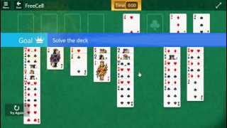 Easy\FreeCell II  Solve the deck III [upl. by Irret]