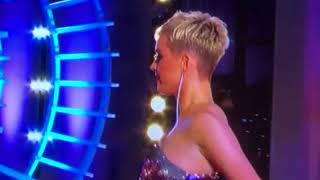 Katy Perry takes a fall and exposes herself on American Idol [upl. by Azila540]