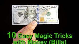 Learn 10 Magic Tricks With Money Bills [upl. by Licha]