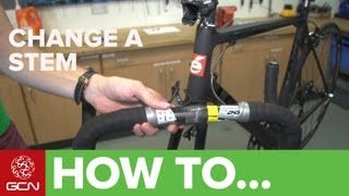 How To Change A Stem  Bicycle Mechanics [upl. by Gurl]