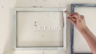 Easy Painted and Distressed Frames [upl. by Uni]