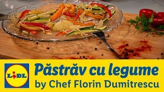 Pastrav in pergament cu legume • Gateste cu Chef Florin Dumitrescu [upl. by Magulac]