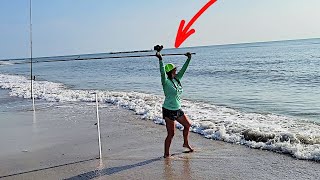 How To Cast A Surf Fishing Rod For Distance amp Accuracy [upl. by Kipton]