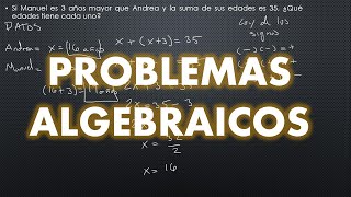 PROBLEMAS ALGEBRAICOS RESUELTOS [upl. by Sophy363]