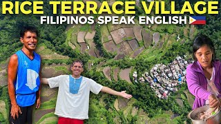 ENGLISH SPEAKING FILIPINOS In MOUNTAIN VILLAGE Kalinga Rice Terraces Philippines [upl. by Brigham]