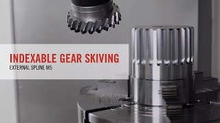 Indexable Gear Skiving  Seco Tools [upl. by Giusto]