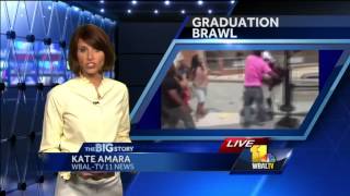 High school graduation fight captured on video [upl. by Nigle957]