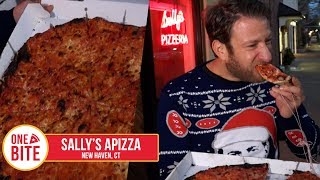 Barstool Pizza Review  Sallys Apizza New Haven CT [upl. by Bakerman]