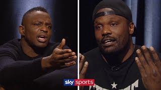 REVISITED Dillian Whyte amp Derek Chisora clash during their first Gloves Are Off meeting 😡 [upl. by Annabel333]