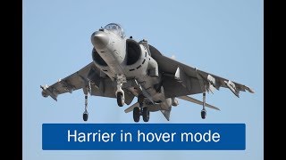 Harrier Jump Jet in hover mode [upl. by Sybley369]