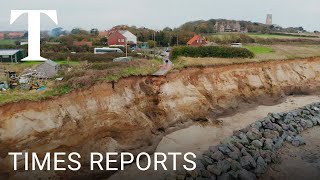 Britains collapsing coastline  Times Reports [upl. by Nada]