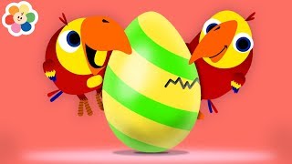 Nuevas Palabras con Larry Huevos Sorpresa  Videos Educativos de Vocabulario para Niños  BabyFirst [upl. by Rogergcam]