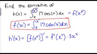 Taking Derivatives of Integrals [upl. by Wit726]