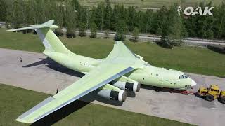 Russia assembles its first IL76MD90A Heavy Transport Aircraft [upl. by Nylarad896]