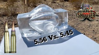 556 Vs 545 Ballistics Gel Test [upl. by Eidak233]