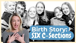 BIRTH STORY Julie Coles Six CSections recovery advice what to expect [upl. by Gitt]