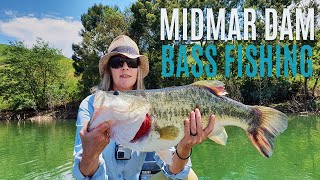 Bass fishing at Midmar Dam South Africa Nov 2020  Almost a new PB [upl. by Anneiv865]