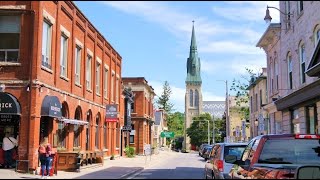 GUELPH Ontario Canada City Walk during Lockdown Downtown 4K Walking Tour [upl. by Assilana35]