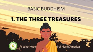 Buddhism For Beginners 1 The Three Treasures Animated  RKINA [upl. by Alleon]