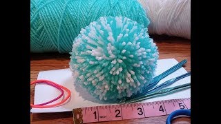 4inch pompom using folded paper [upl. by Shirk46]